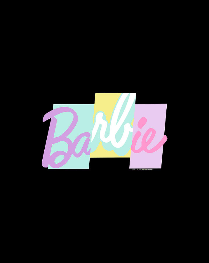 Barbie Panel Logo Digital Art by Mari Filppula