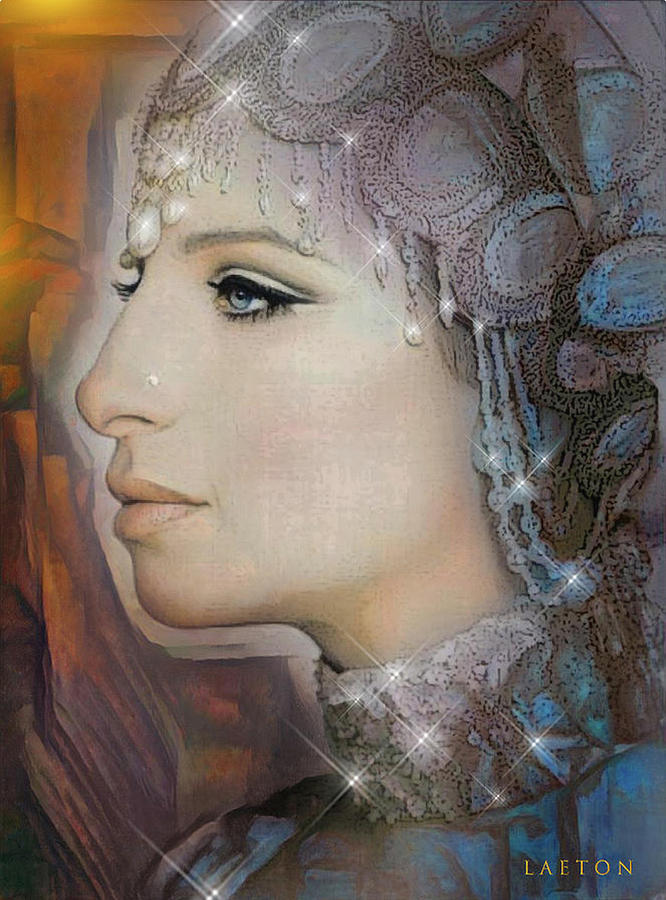 Barbra Streisand 12 Digital Art by Richard Laeton