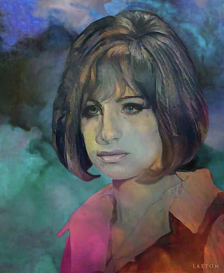 Barbra Streisand 15 Digital Art by Richard Laeton