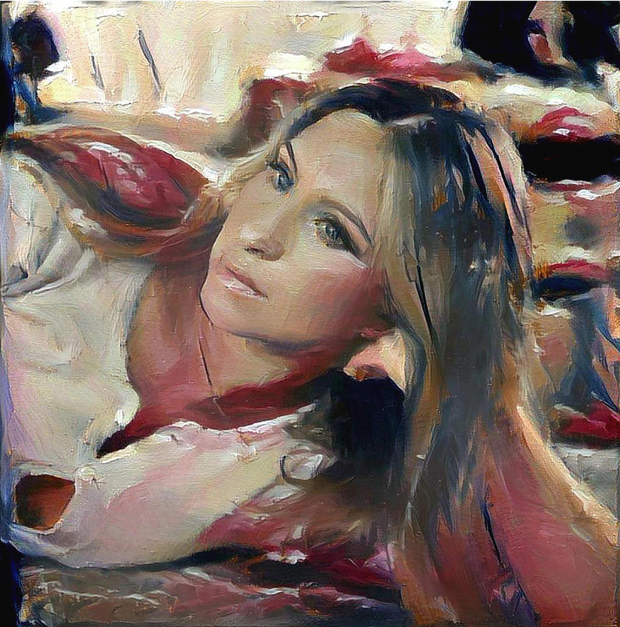 Barbra Streisand 31 Digital Art by Richard Laeton