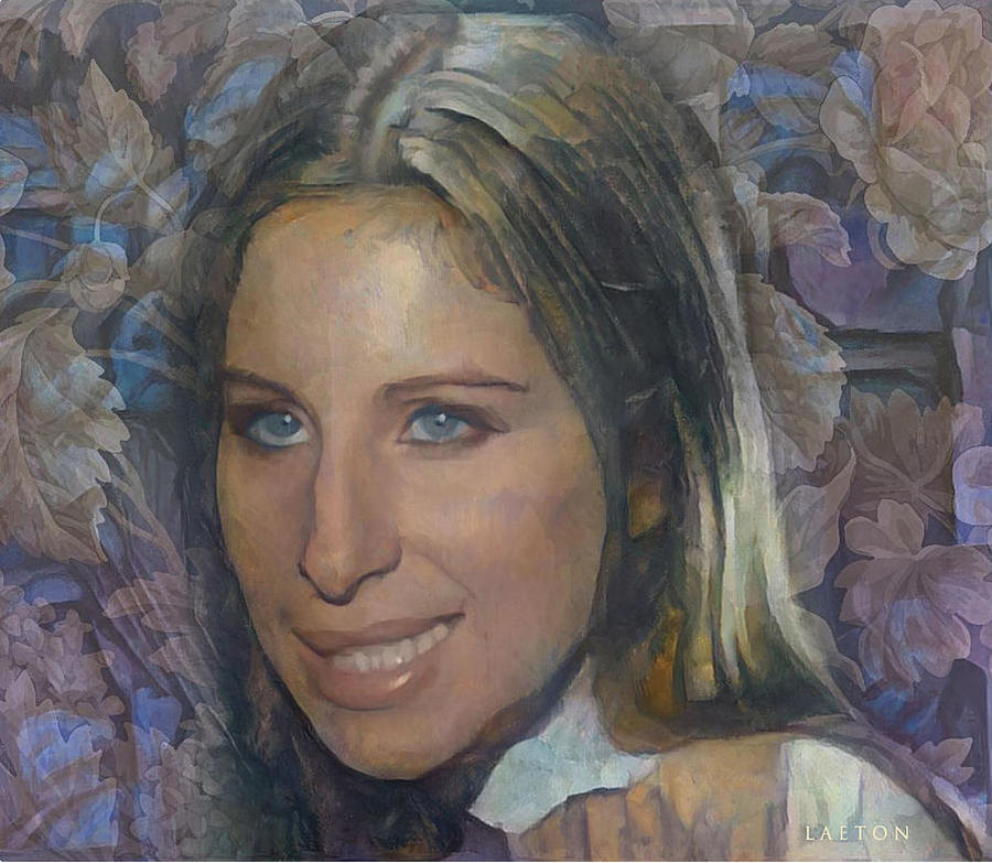 Barbra Streisand 7 Digital Art by Richard Laeton