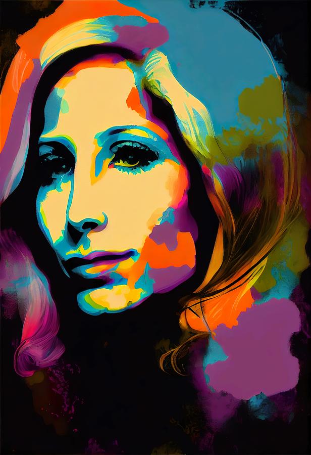 Barbra Streisand Digital Art By Mauricio Sobalvarro Pixels 6013