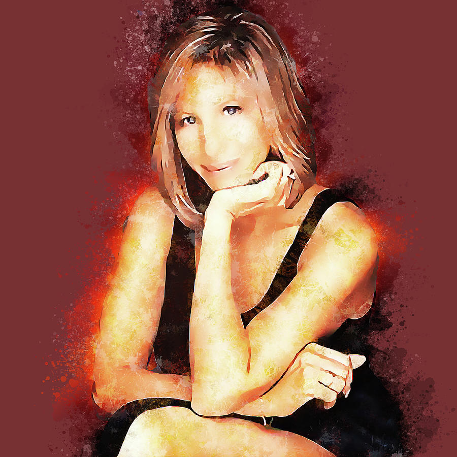 Barbra Streisand Mixed Media by Pheasant Run Gallery
