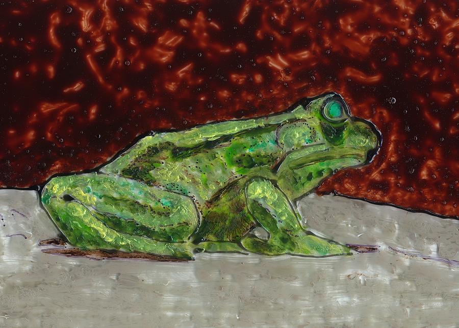 Barbs Frog Painting by Phil Strang