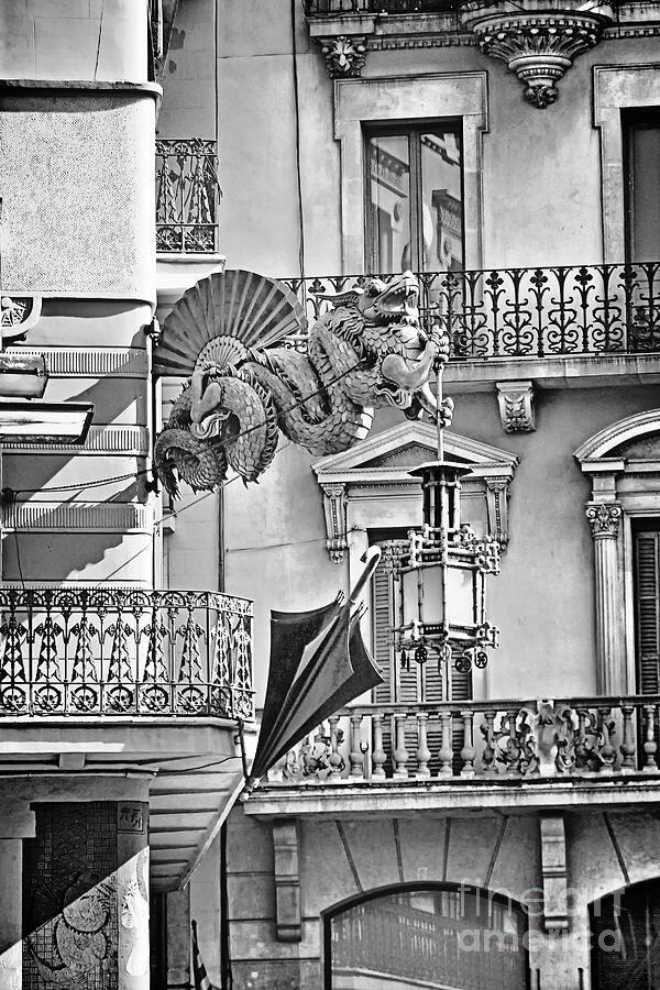 Barcelona balcony facade Photograph by Stefano Senise Barcelona balcony facade Photograph by Stefano Senise