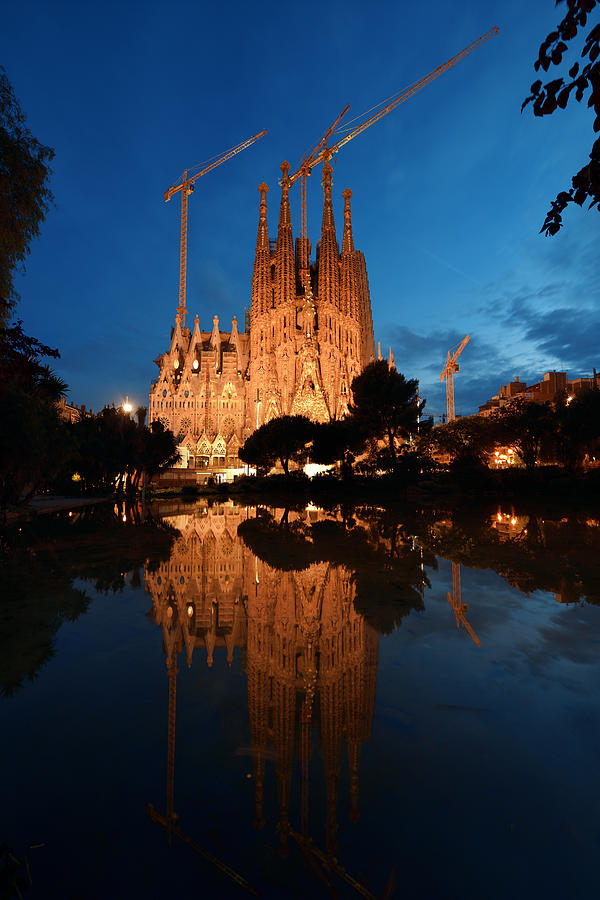 Barcelona Sagrada Familia Photograph by Songquan Deng