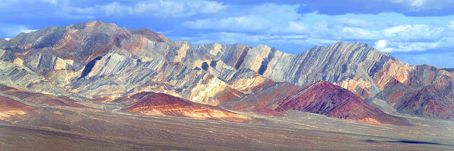 Unique Photograph - Bare Mountain, Geologic Time In Panorama by Douglas Taylor