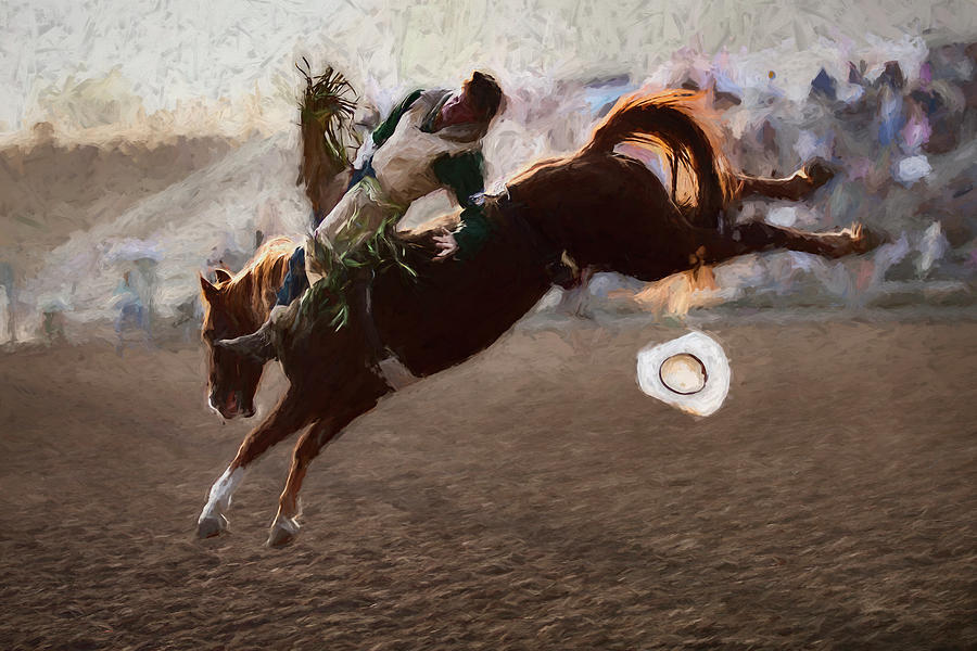 Bareback Rider - 3 Digital Art by Bruce Bonnett