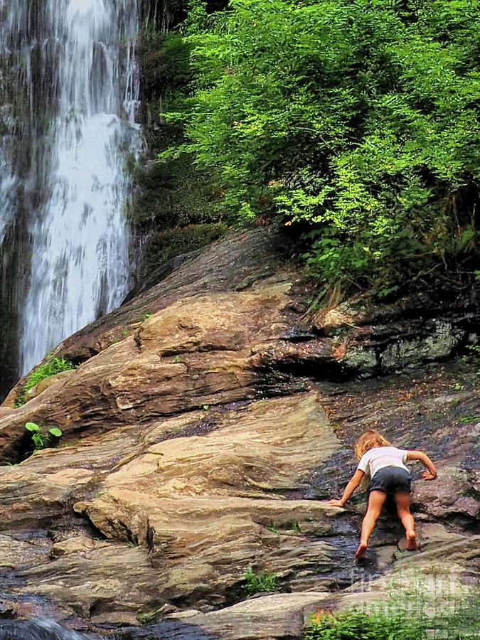 Barefoot Climber Photograph by Bearj B Photo Art - Fine Art America