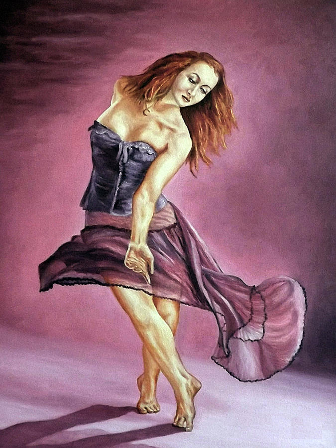 Barefoot Dancer Painting by Carl Owen