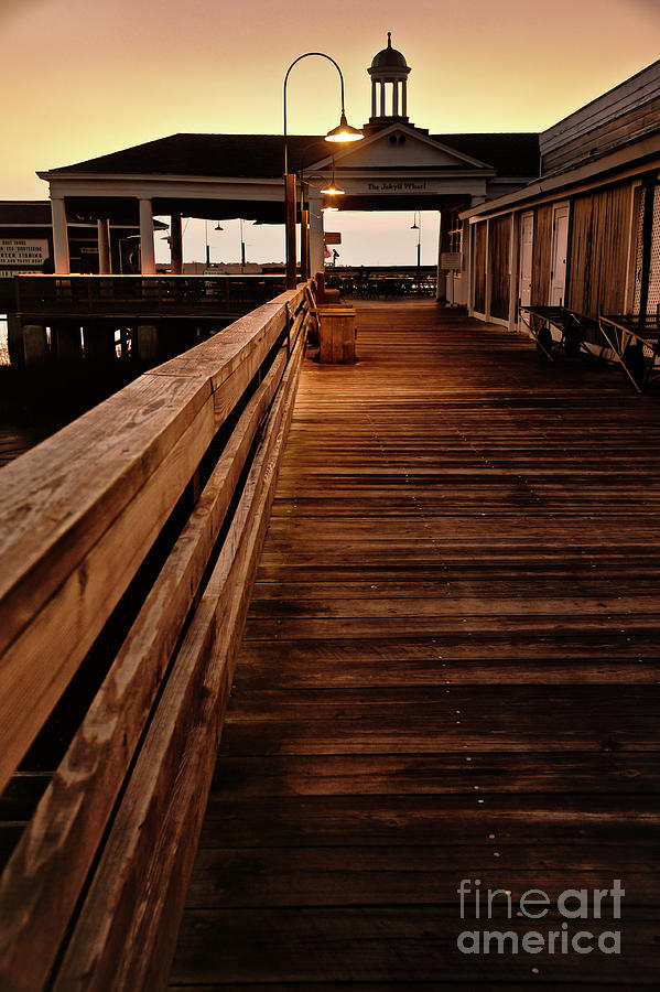 Pier Photograph - Barely Lit by Steven Norris Pier Photograph - Barely Lit by Steven Norris
