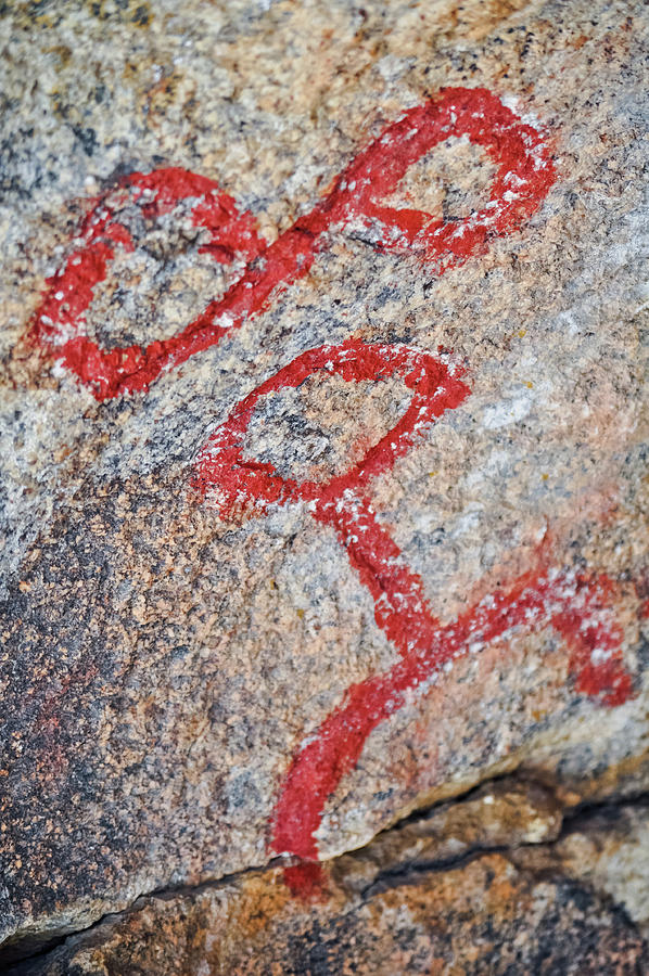 Barker Dam Petroglyph Photograph by Kyle Hanson