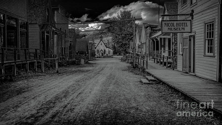 Barkerville at Night Photograph by Jim Hatch
