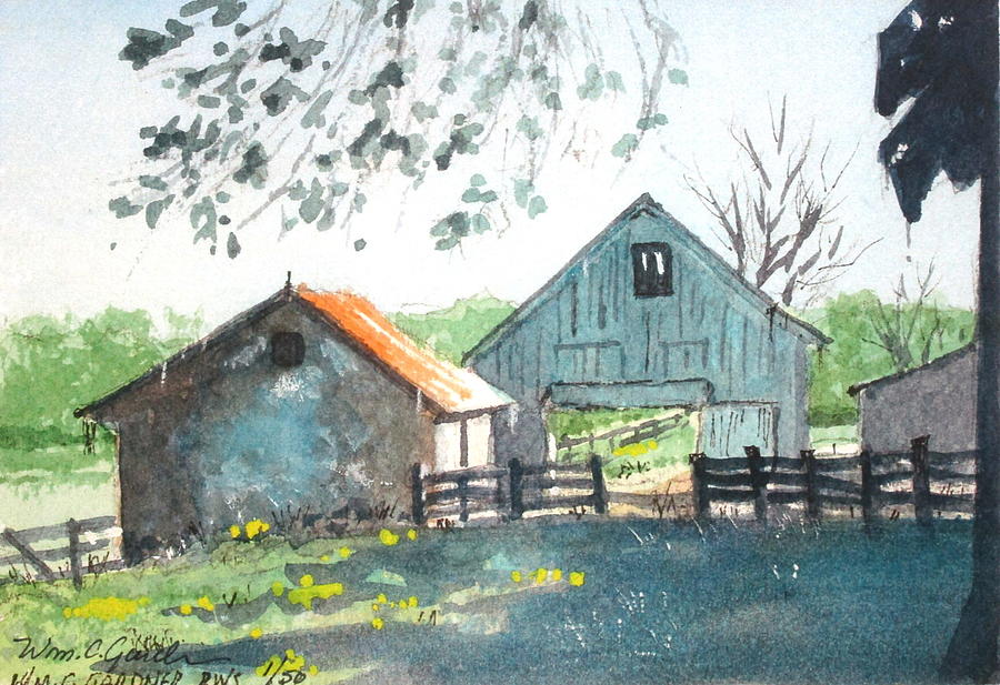 Barn 2 Painting By William Gardner - Fine Art America