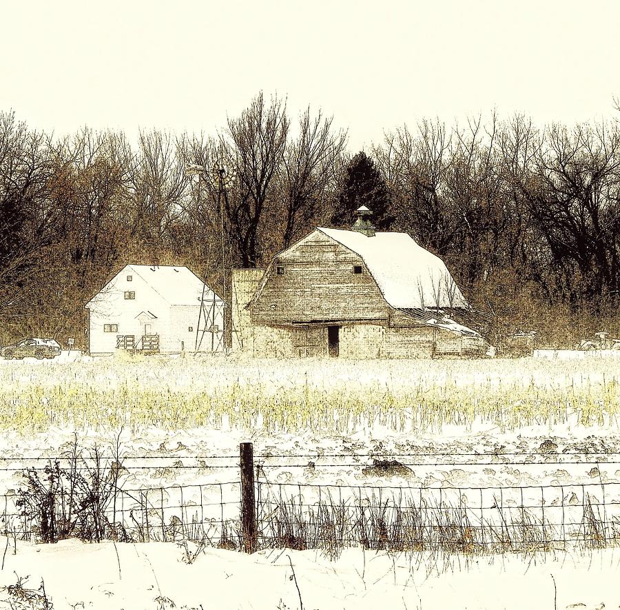 Barn And Home Photograph By Curtis Tilleraas - Fine Art America