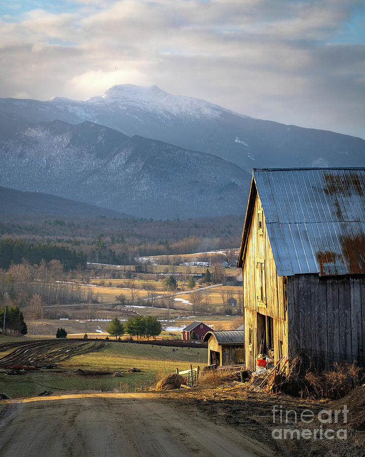 Barn And Mount Mansfield Photograph By Benjamin Williamson   Fine Art