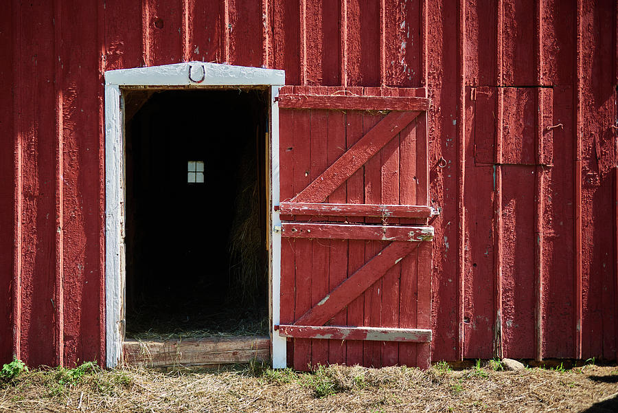 Barn door is open Photograph by Paul Freidlund