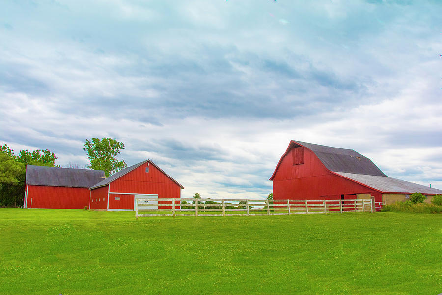 Barn- Family Farm-Clinton County Indidna Photograph by William Reagan ...