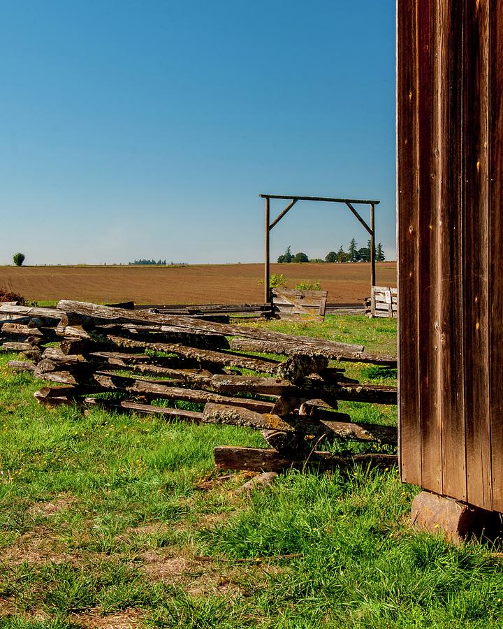 Barn Fence Gate Photograph by Jerry Sodorff