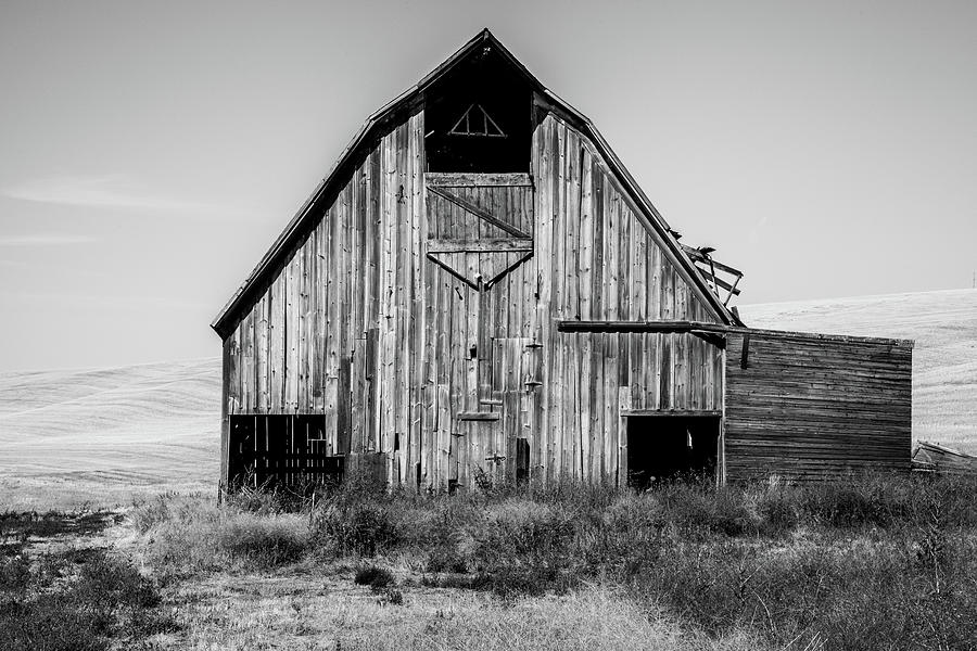 Barn Photograph - Barn Front in Palouse by Connie Carr