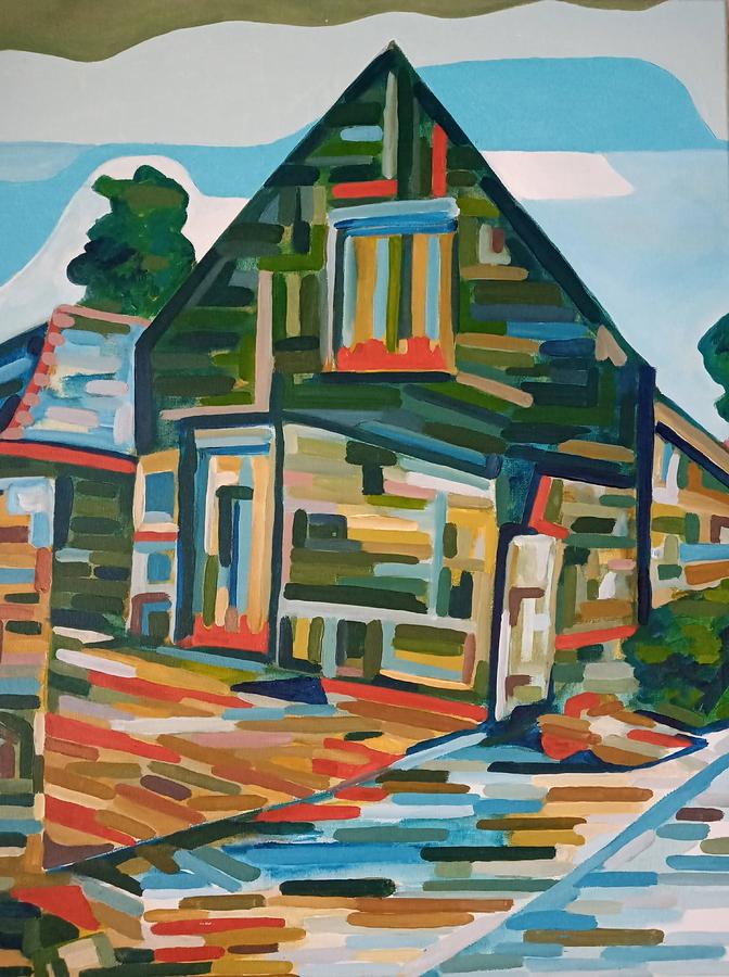 Barn Painting - Barn Impressions by Tanya Hough