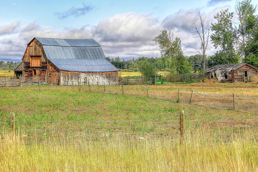 Architecture Photograph - Barn In Bigfork by Donna Kennedy