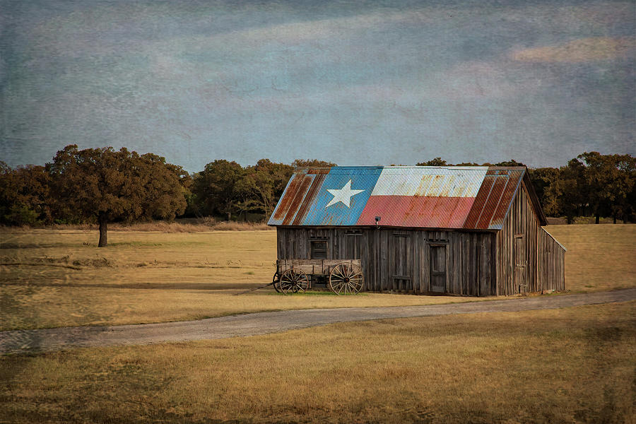 Texas Barn Digital Art by Lonestar North | Fine Art America