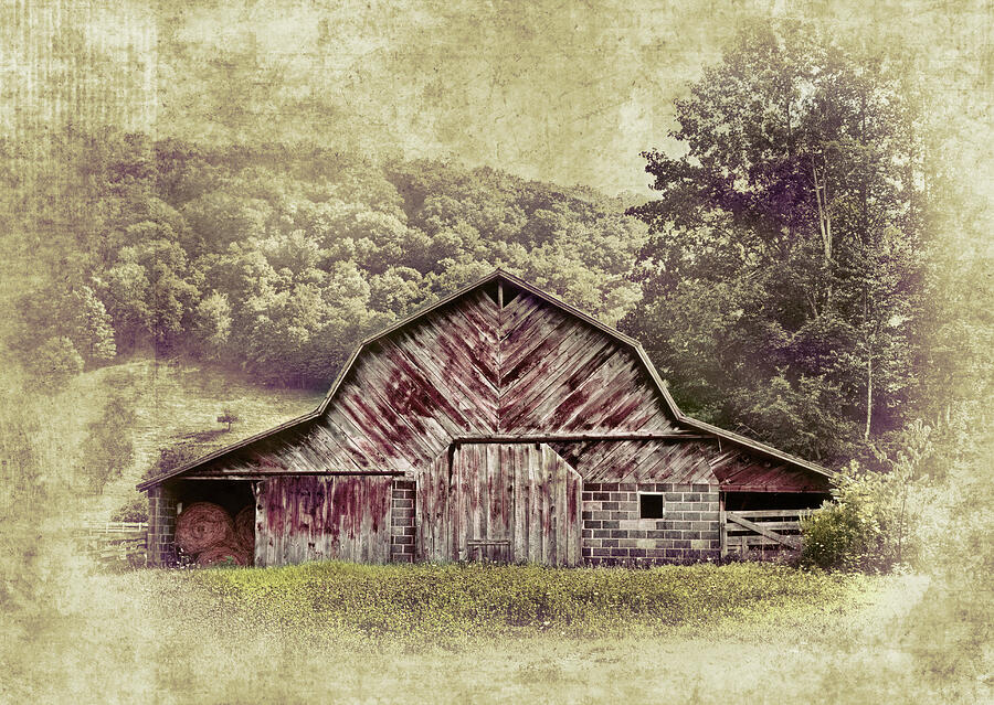 Barn in the Blue Ridge Photograph by Dan Carmichael