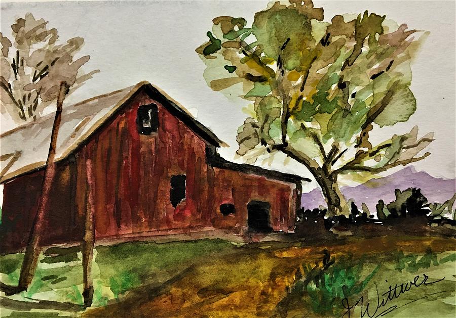 Barn Painting by Julie Wittwer