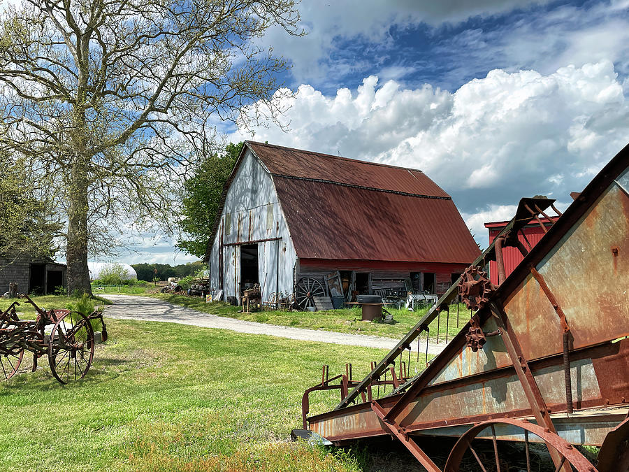 Barn on a Sussex Farm Photograph by Bill Swartwout