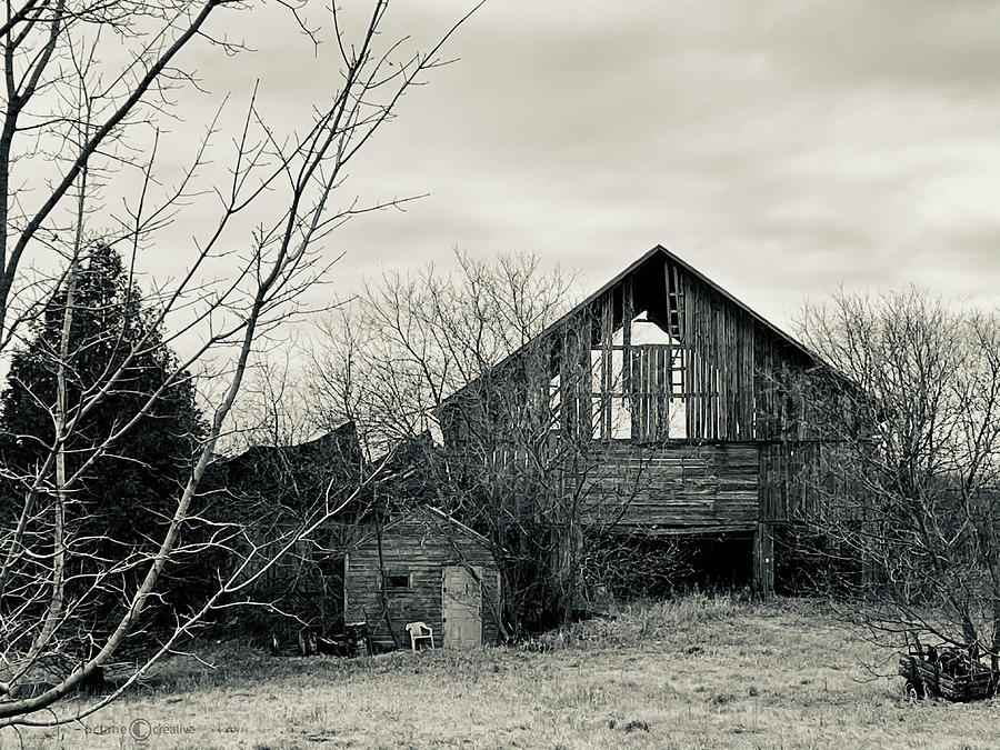 Barn on County T Photograph by Tim Nyberg