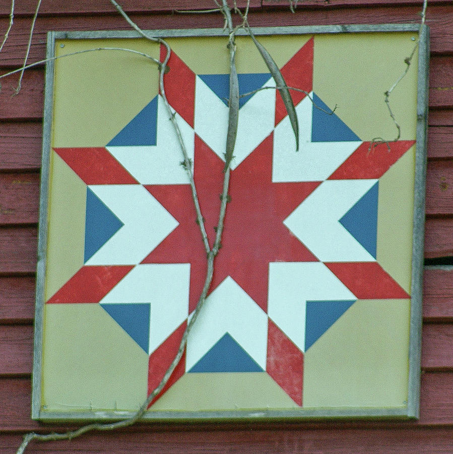 barn-quilt-in-red-white-and-blue-photograph-by-georgia-threet-fine-art-america