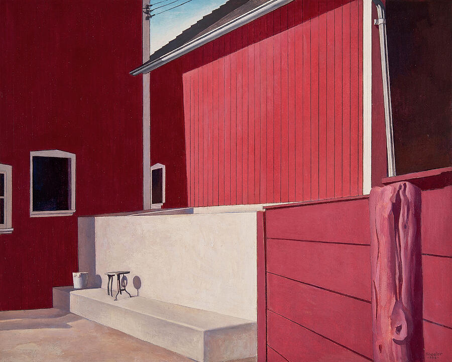 Barn Reds Painting by Charles Sheeler - Fine Art America