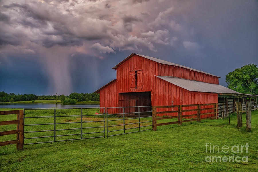 Barn storm Photograph by Brian Wright