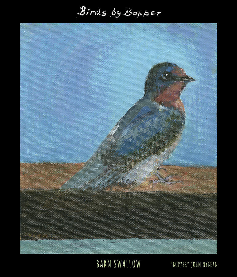 Barn Swallow Painting by Tim Nyberg