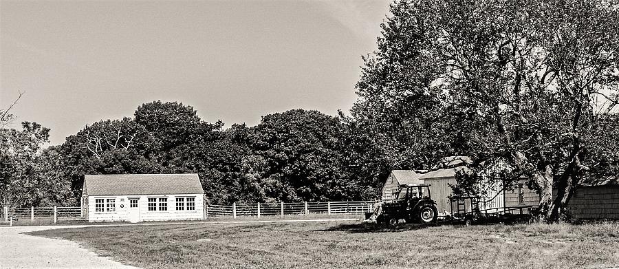 Barn Tractor Photograph by John Linnemeyer