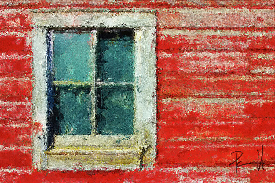 Barn Window Digital Art by Sean Parnell