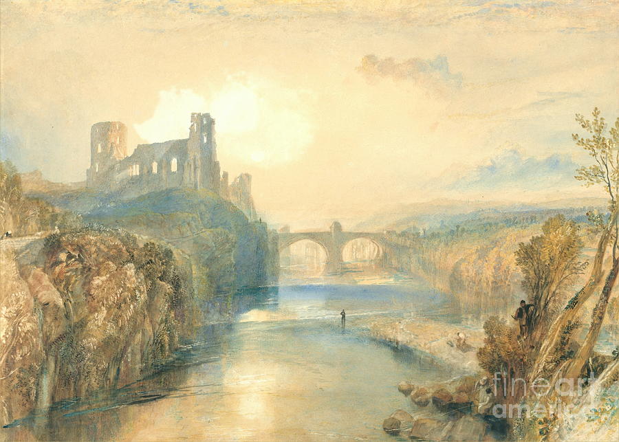Barnard Castle Painting by William Turner