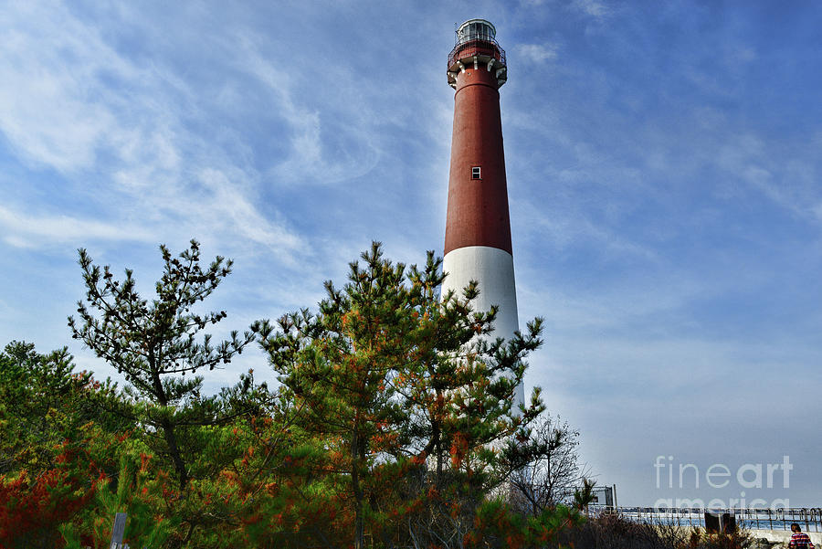 Barnegat Lighthouse from the walkway Photograph by Paul Ward