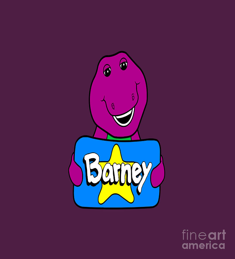 Barney cartoon Digital Art by Aesthetic Nature - Fine Art America