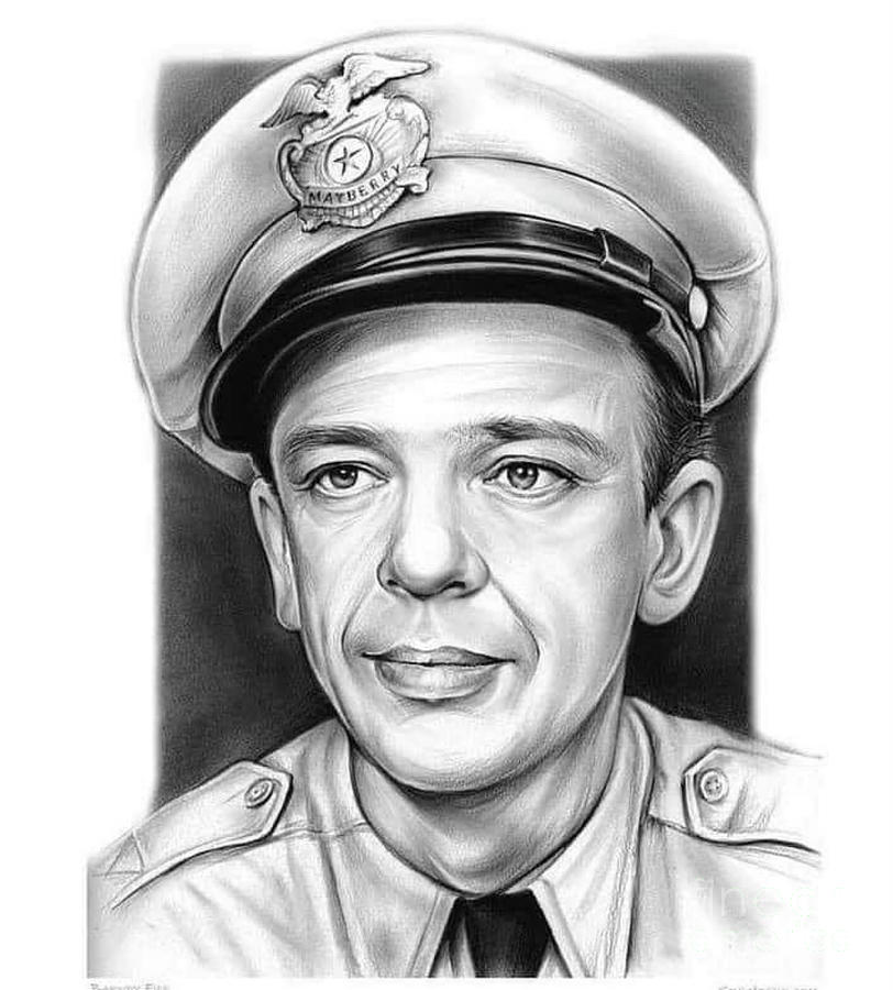 Barney Fife Drawing by StarStruck Media - Pixels