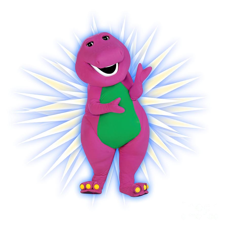 Barney The Dinosaur Painting by Bailey Abbie - Fine Art America