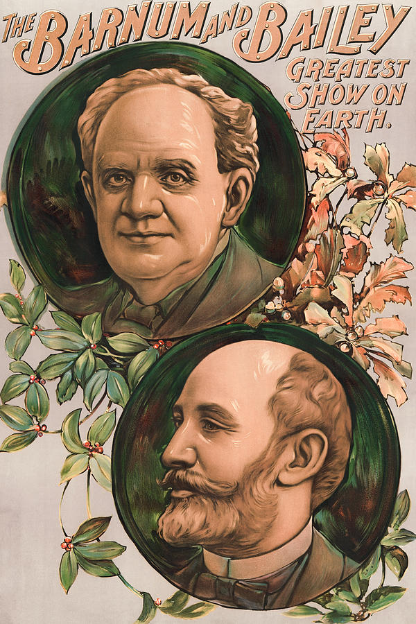 Barnum And Bailey Portraits - 1897 Painting by War Is Hell Store