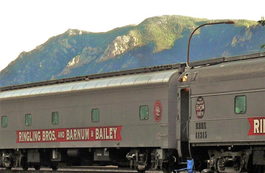 Barnum and Bailey Train Photograph by Clarice Lakota