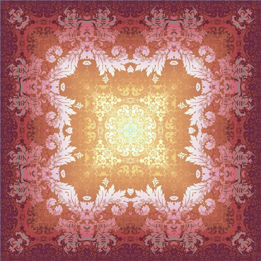 Baroque Kaleidoscope Coral Reefs Digital Art by Charmaine Zoe