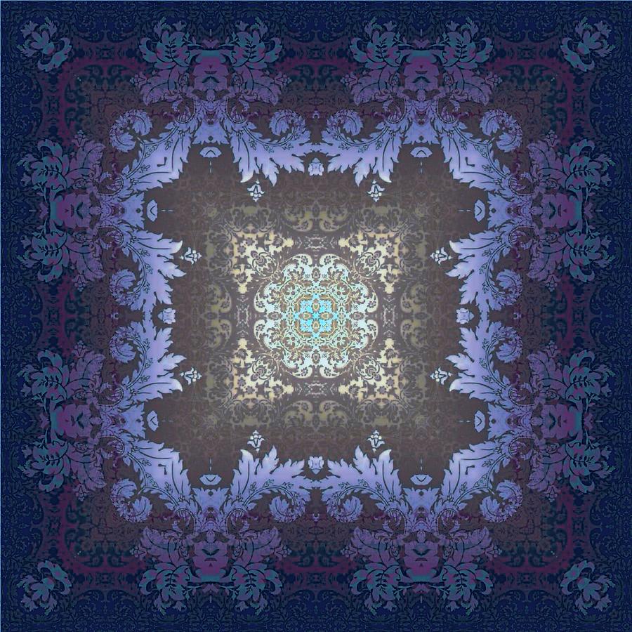 Baroque Kaleidoscope Iced Dawn Digital Art by Charmaine Zoe