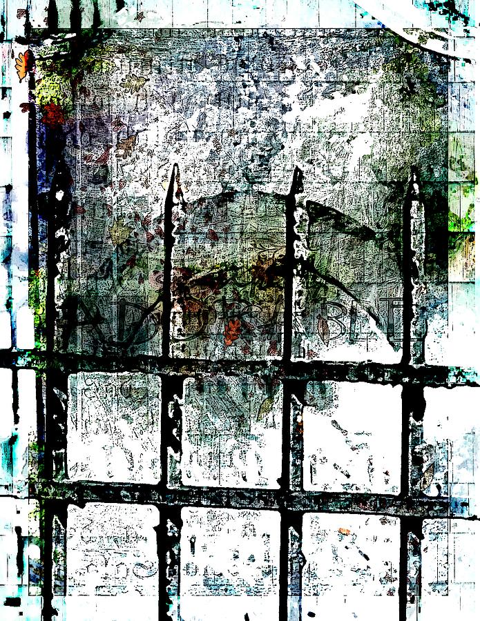 Barred Entry - Gate Mixed Media