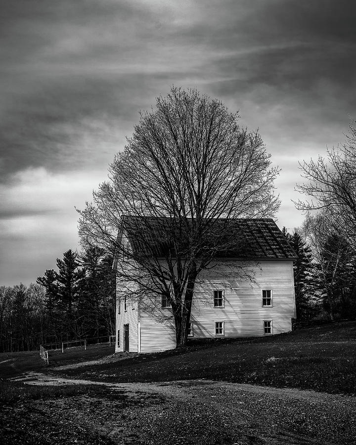 Bare Tree and Barn Photograph by Joseph Smith