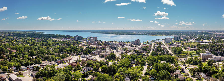 Barrie Centennial Park Panorama Photograph by Contentzilla Zilla | Fine ...