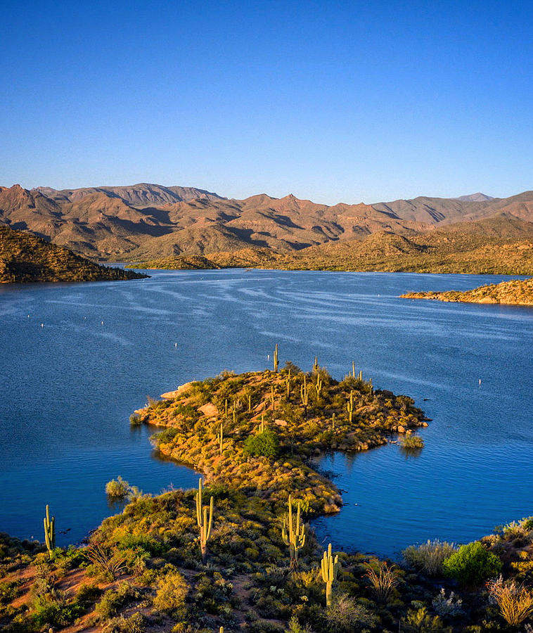 Bartlett Lake Arizona Golden Hour Photograph by Anthony Giammarino